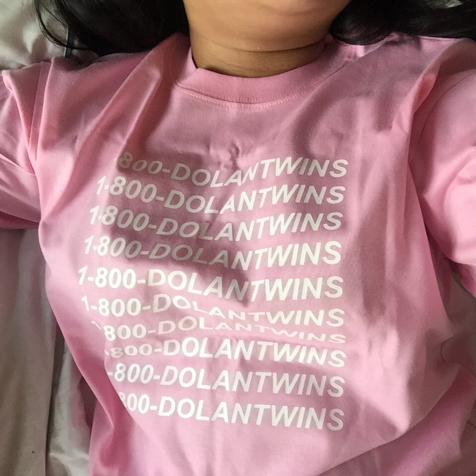 MATCHADOLAN's tweet image. Check out my shirt 💗