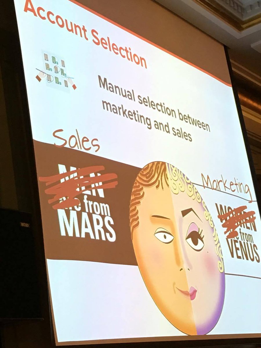 MarketingEds's tweet photo. Sales is from Mars, Marketing is from Venus - Anol Bhattacharya, @B2Bento #B2BASIA https://t.co/JG5mDQVYuE