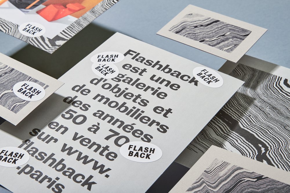 StudioFurious's tweet image. Conception de l'identité de la galerie Flashback.
flashback.paris