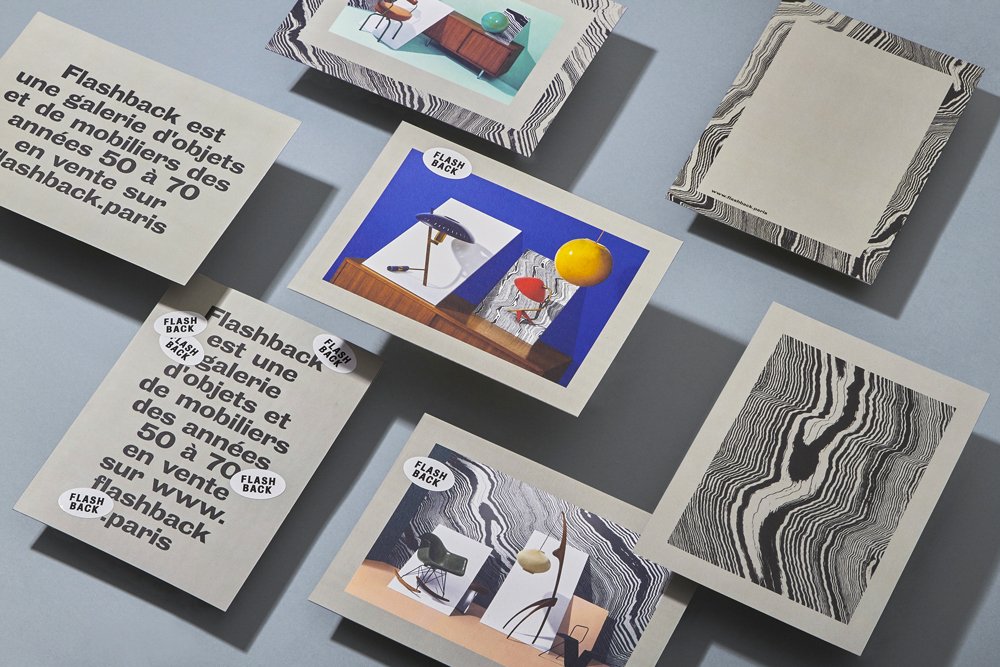 StudioFurious's tweet image. Conception de l'identité de la galerie Flashback.
flashback.paris