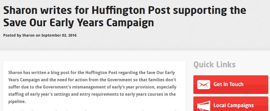 .<a href="/SharonHodgsonMP/">Sharon Hodgson</a>:"GCSE rule has barred v capable people from EY sector &amp; has blocked progression of existing staff"