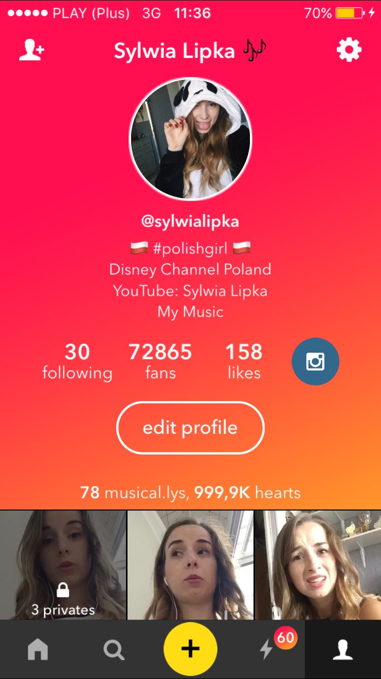 sylwia on Twitter "MILION NANANNA 😍 musically sylwialipka