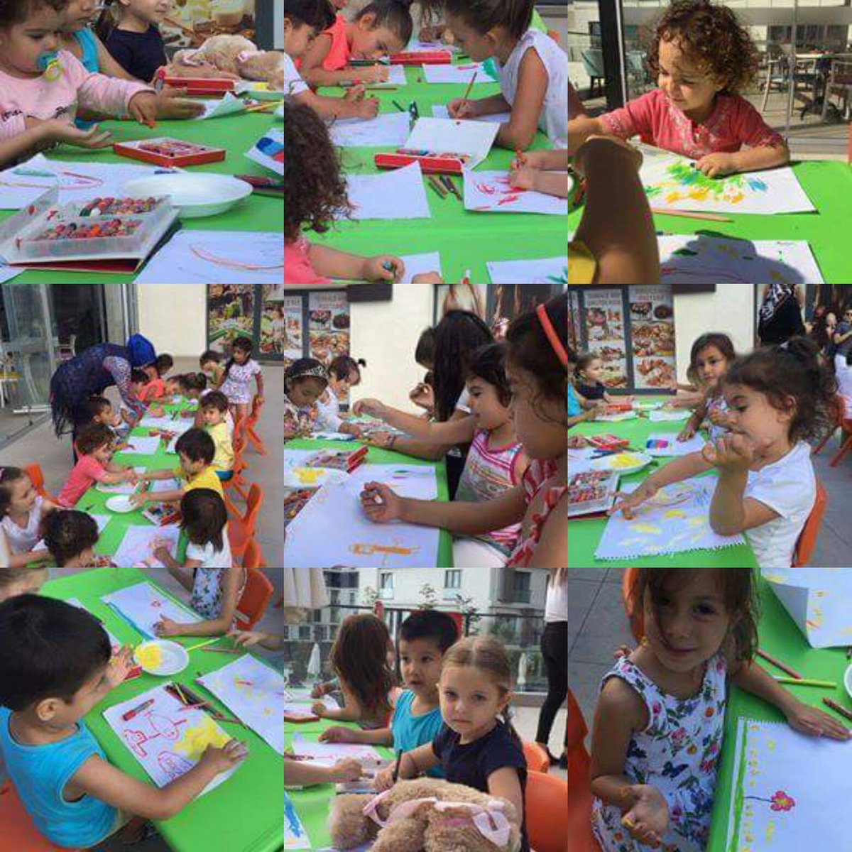 Minik ressamlarımızın etkinliğinden kareler <a href="/mimarserdarinan/">Serdar İnan</a> <a href="/MplusGrup/">Mplus Grup Yönetim A.Ş.</a> <a href="/altay_gokay/">Gökay Altay</a> @inhotem @ibrahimgursoy78