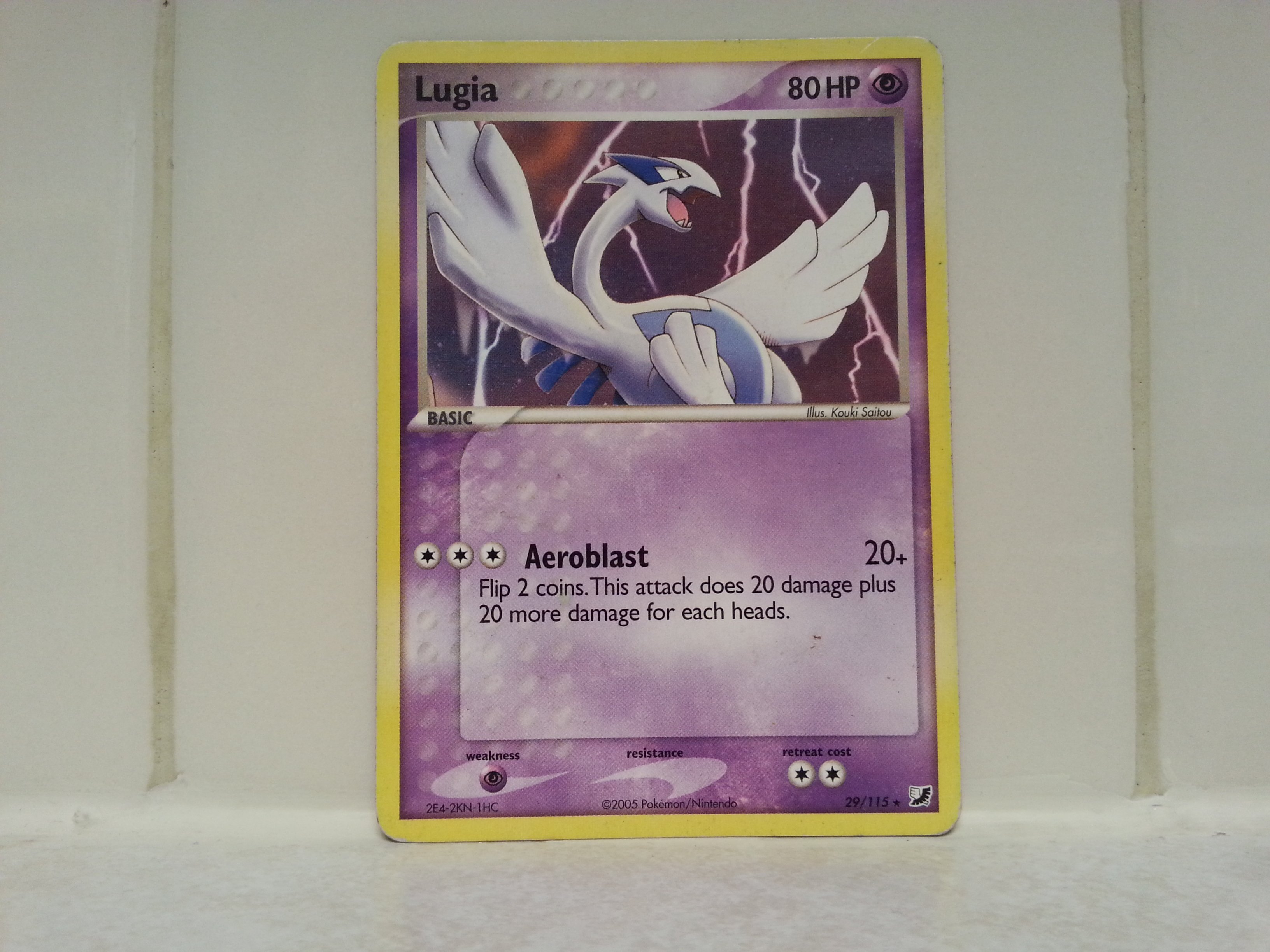 Why Lugia (psychic/flying type) is water type in soulsilver's serie cards?  it's like the only card with a non-sense type compared to the pokemon : r/ pokemon