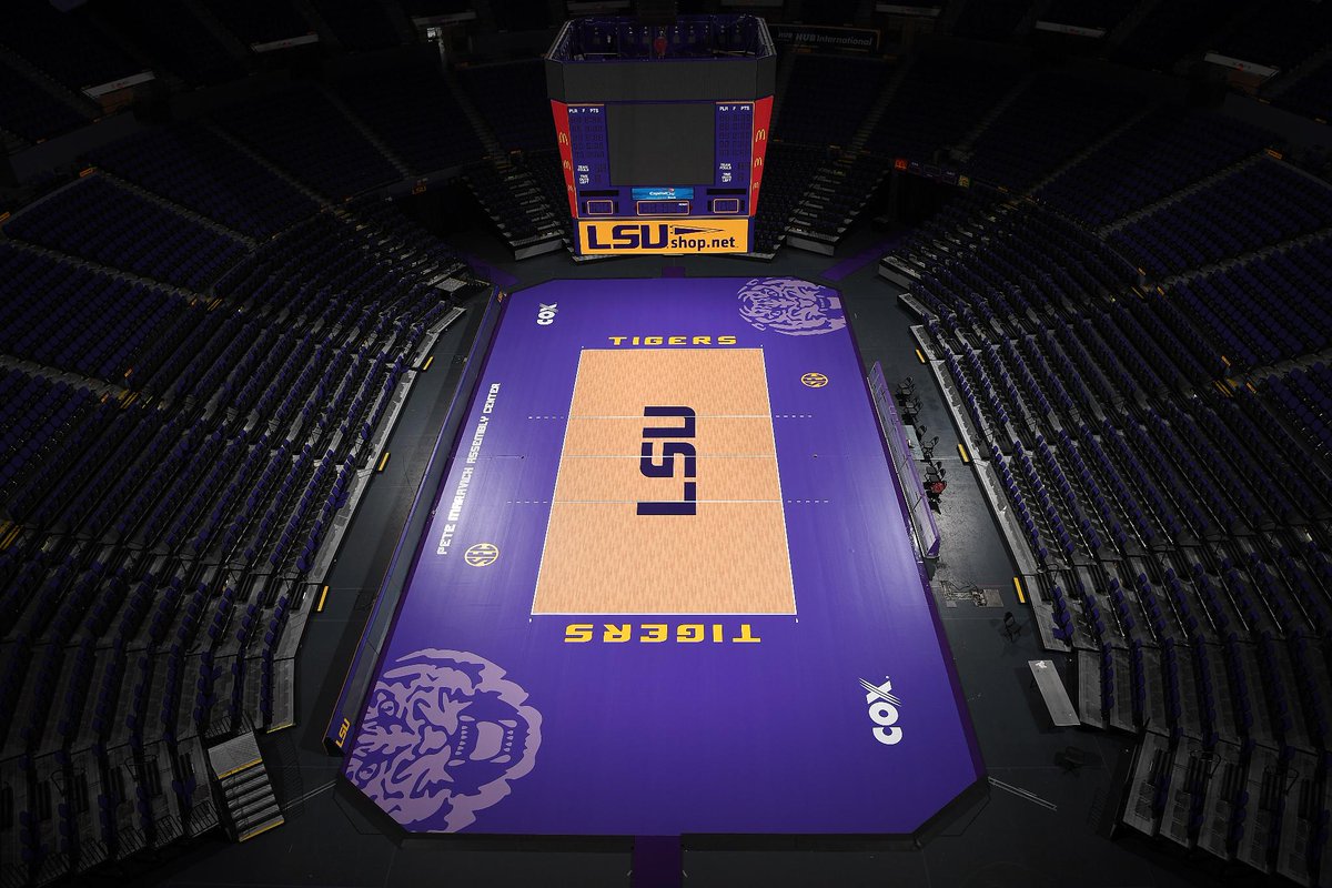 NCAA Women's Volleyball (@ncaavolleyball) on Twitter photo .<a href="/lsuvolleyball/">LSU Volleyball</a>'s bright purple court and other things to look forward to this weekend: bit.ly/vbmag090216 .<a href="/lsuvolleyball/">LSU Volleyball</a>'s bright purple court and other things to look forward to this weekend: bit.ly/vbmag090216