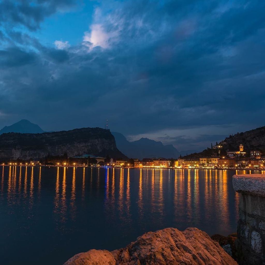 '  A Quiet Evening on Lake '  #garda #gardasee #lake #torbole #gardatrentino #lakegardaphotography