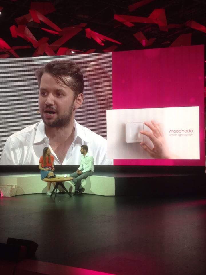 moodnode's tweet photo. Moodnode at Deutsche Telekom Stage! #ifa16 #ifa2016 #iot #homeautomation #moodnode #deutschetelekom https://t.co/rvVbPHzpiU