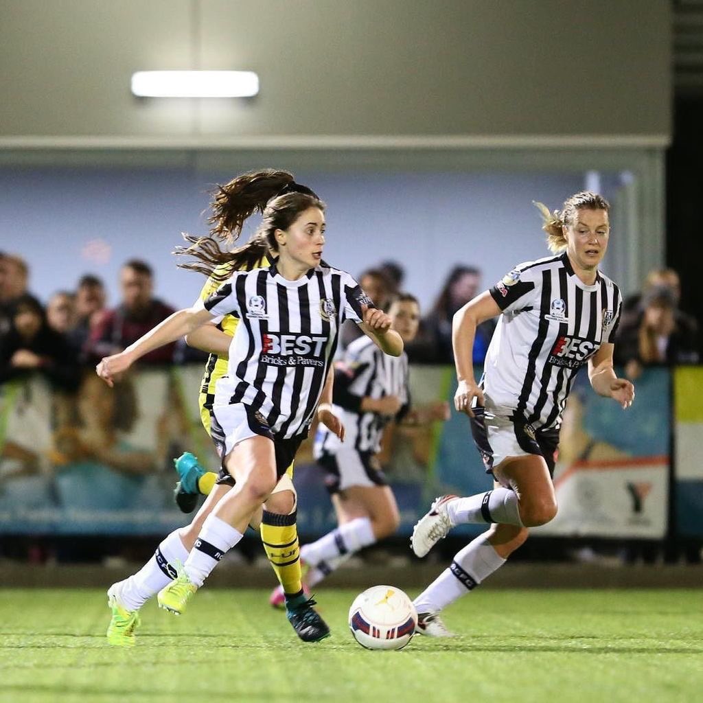 AdelaideCityFC's tweet photo. 1st Half Action | @80kms @campagnale_G Susan Bassett #ACvFUL #ACGirls https://t.co/VlZn9tXTJK