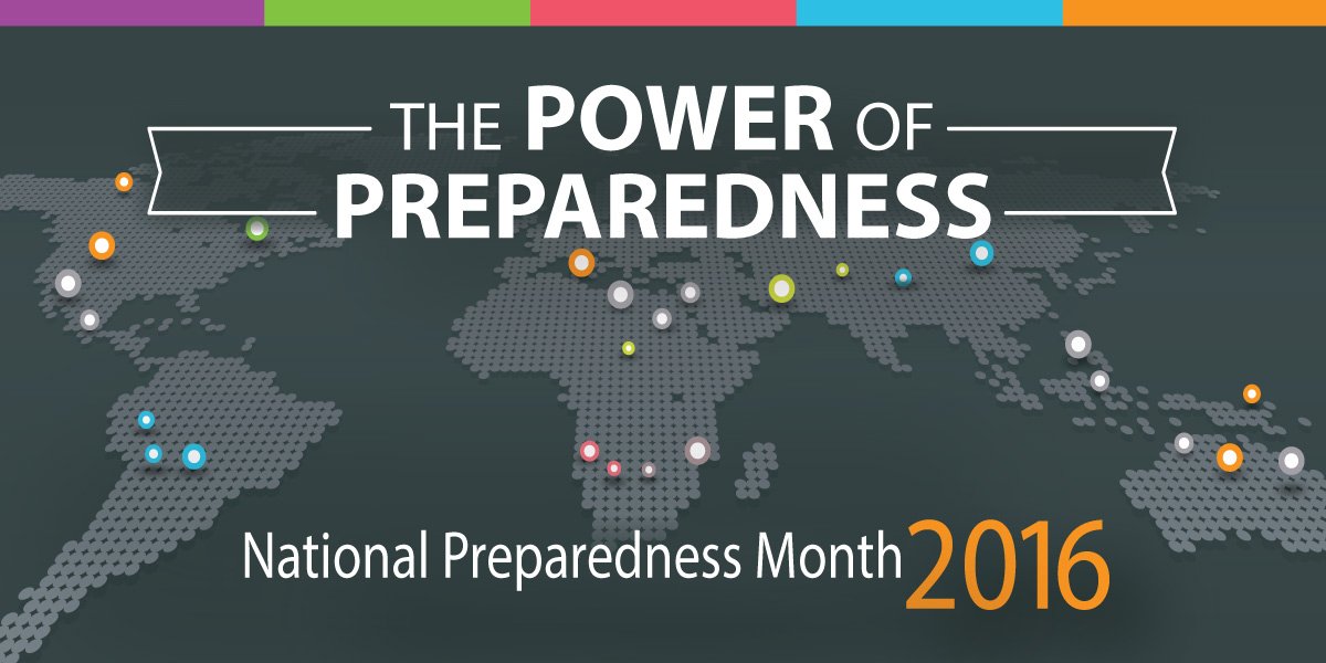 September is National Preparedness Month. Learn more about the power of preparedness: ow.ly/9jfb303P6kO