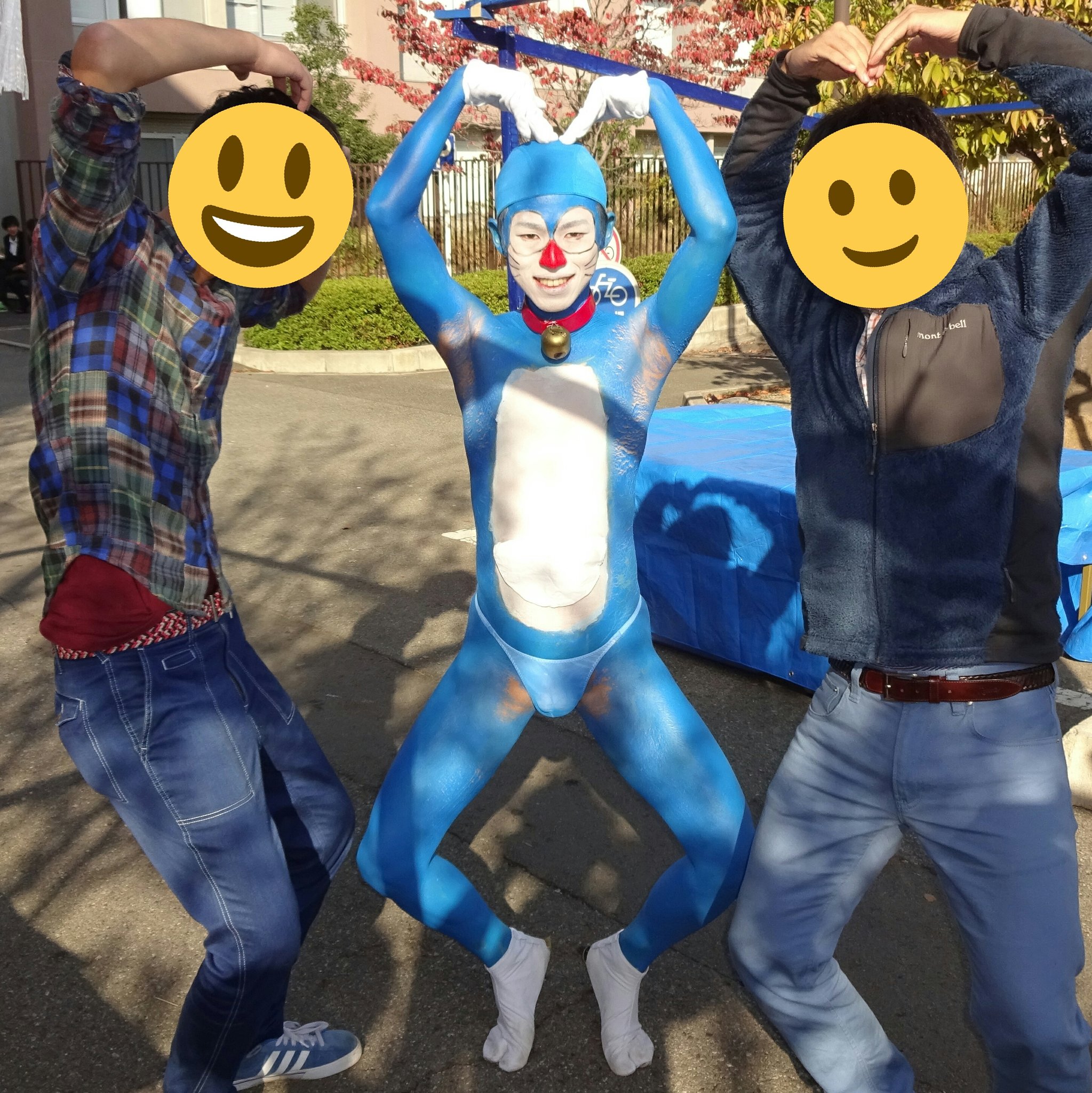 Yk على تويتر ドラえもん誕生日おめでとう ということで昔の仮装を ドラえもん誕生日 ドラえもん生誕祭 ボディペイント 気に入ったらrt