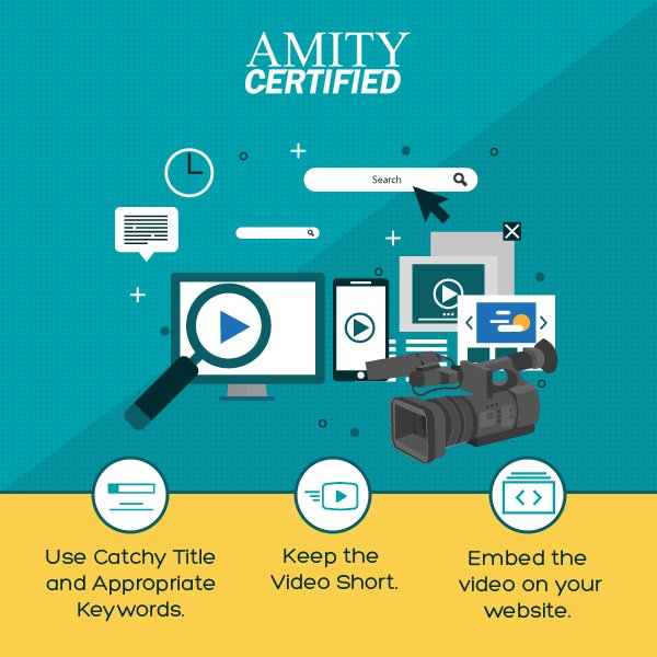 To give your videos the best potential for success on the platform, you’ve got to optimise them!
#AmityCertified