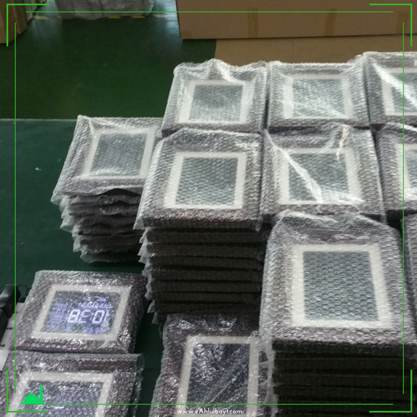 ahlbytPortal's tweet photo. Stacking up our orders, Few more days when u enjoy the unboxing experience. #eAhlulbayt #shia #SmartAzanClock https://t.co/r8jXAR7wWC