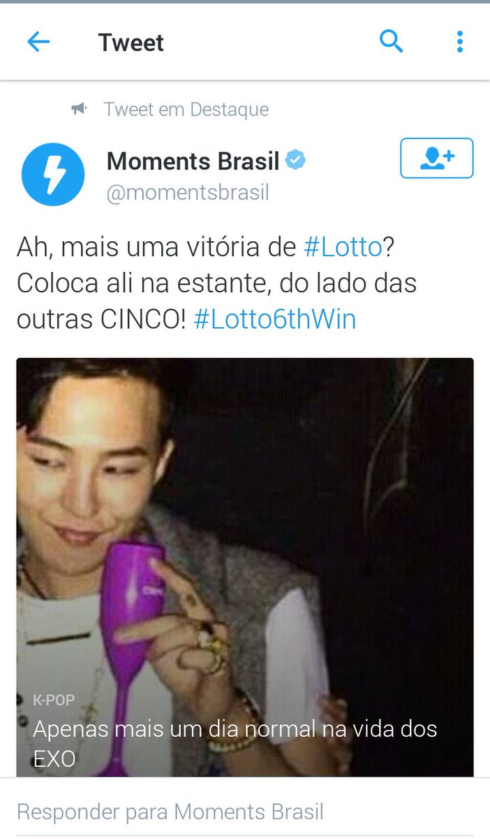 belefranca's tweet image. #Lotto6thWin Se eu amo o moments? Claro ou Com certeza? @EXOPlanetBR