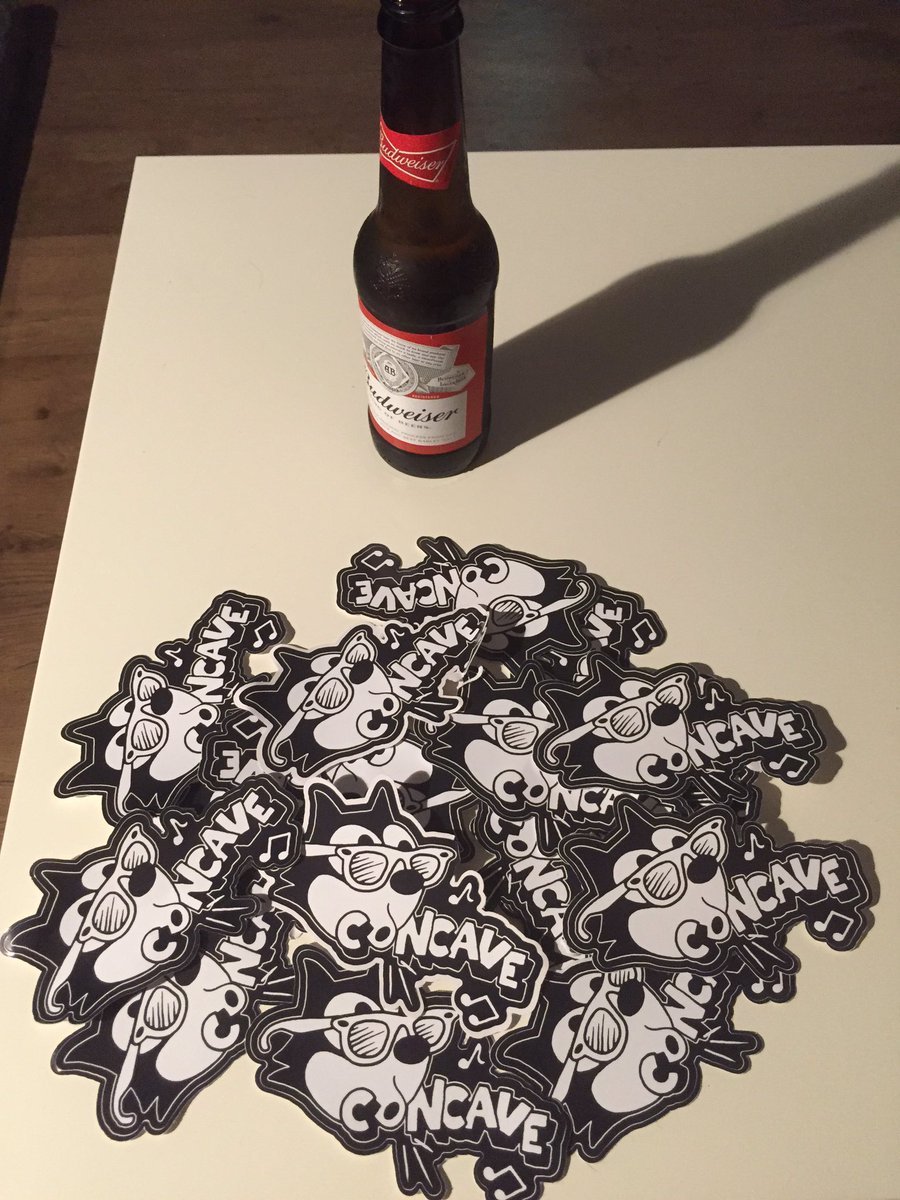 Free stickers with every order 😽🎵🎵 concaveuk.bigcartel.com