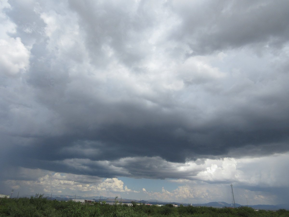 AZLukaLee's tweet photo. Heavy rain northeast of Sierra Vista, and more developing to east. #azwd https://t.co/WgFuNXBHWw