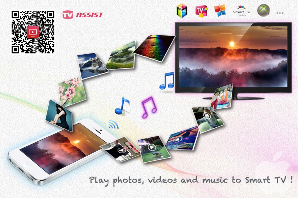 ⭐️ TV Assist ⭐️ - Play photos, videos and music from your iPhone/iPad to Smart TV!  itunes.apple.com/app/TV-Assist/…
