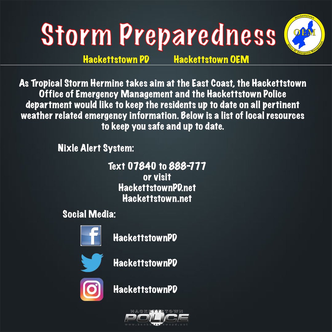 #StormPreparedness #Hackettstown