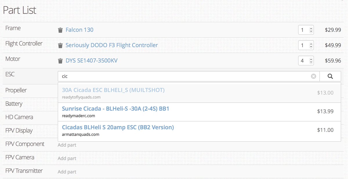 More progress on the upcoming part list editor!