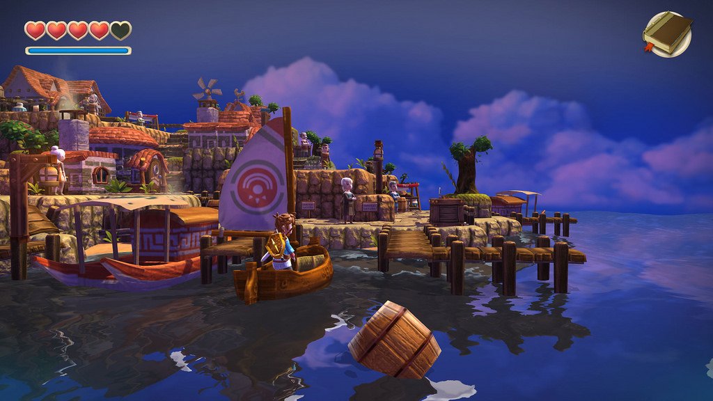 PlayStation's tweet image. Explore an island full of danger and mystery when Oceanhorn sets sail for PS4 on 9/7: play.st/2c0qgHk
