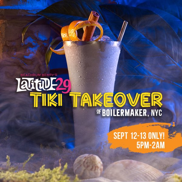 Latitude29_NOLA's tweet image. Takeover!  @CocktailKingdom @Boilermakernyc