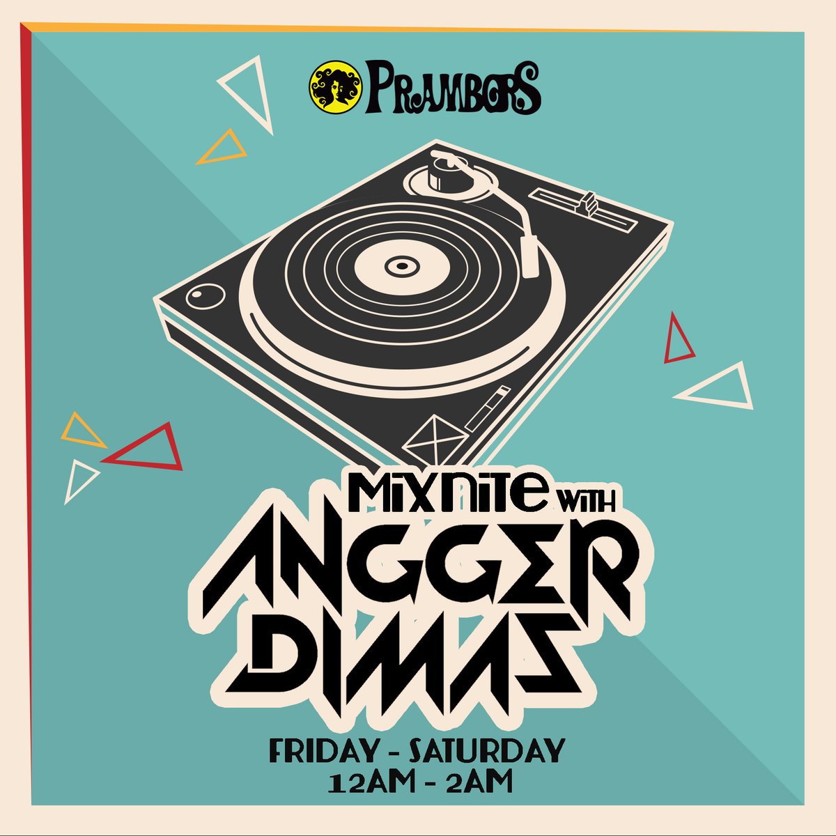 And now! #MIXNIGHTANGGERDIMAS on Prambors sampai jam 2 nanti! <a href="/AnggerDimas/">Angger Dimas</a> Enjoy~