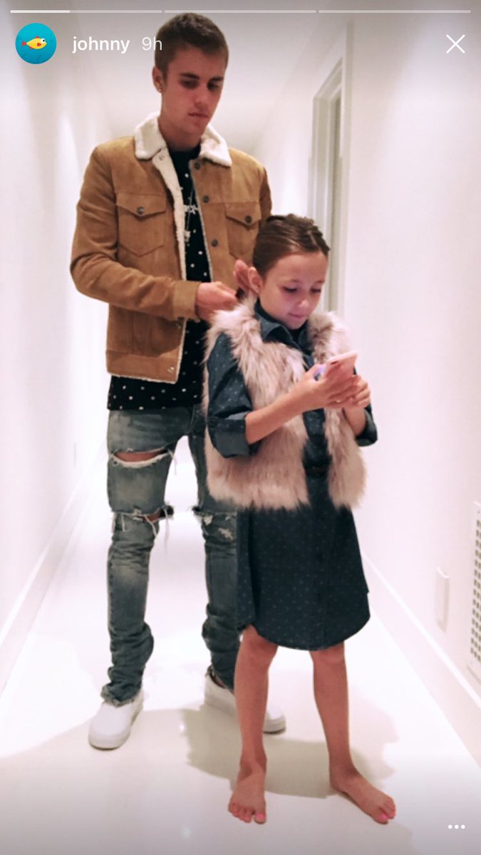 taesddaeng's tweet photo. I love seeing justin and jazzy spending time together he's the best big brother https://t.co/c1jciNxNvv