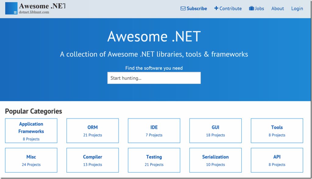 VisualStudio's tweet image. Awesome #dotNET - a go-to Toolbox. @Coding4Fun shows us a terrific hunting spot for Libs.  spr.ly/6010B4agC