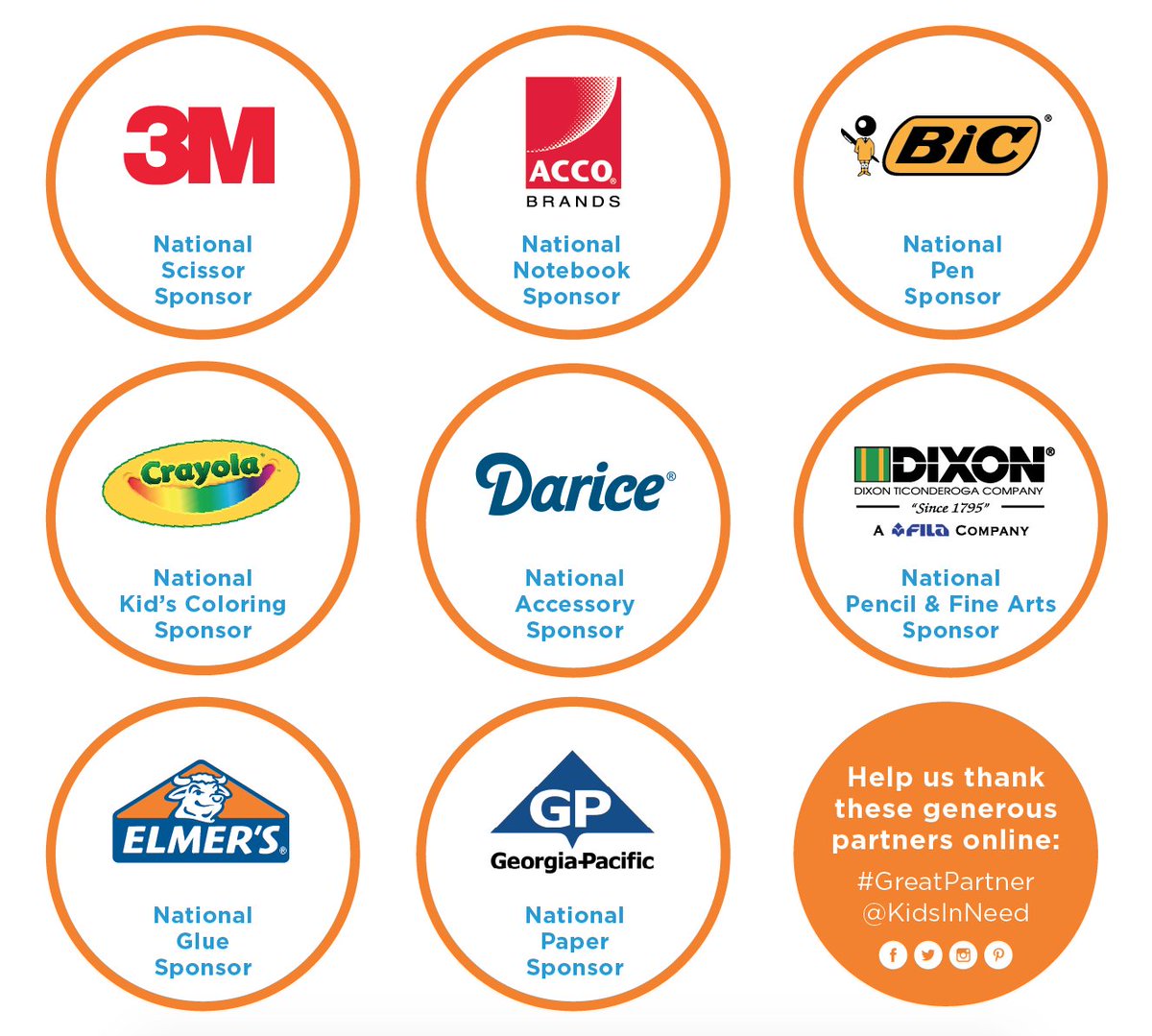 KidsInNeed's tweet photo. We want to thank all #ProductPartners that help keep our backpacks & shelves full! #30DaysofThanks #GreatPartner https://t.co/OUC1R0D2bi