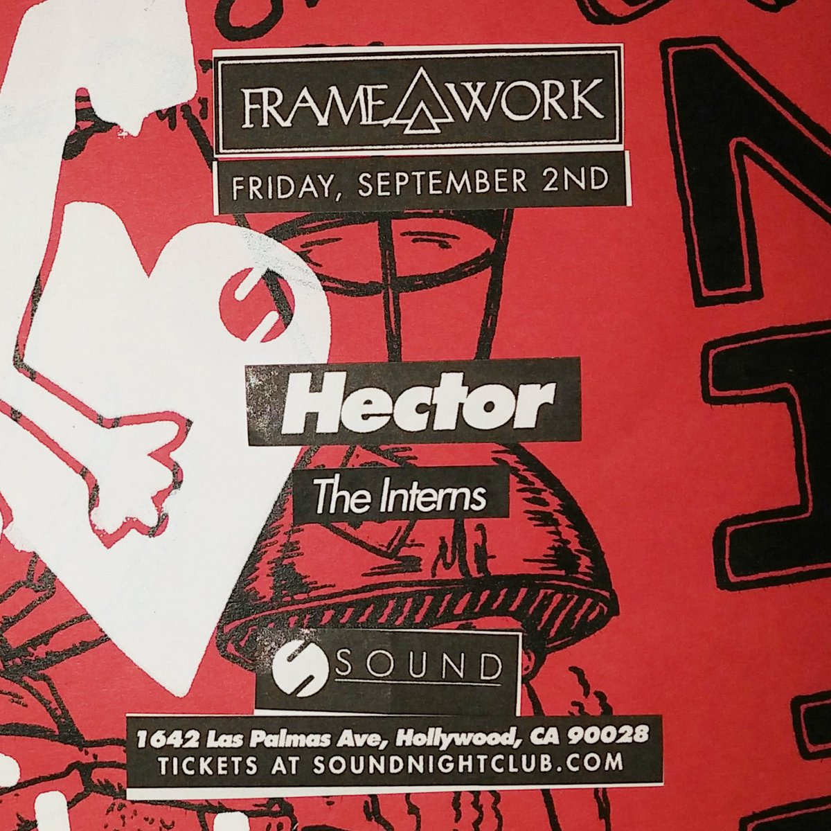 Sound_Nightclub's tweet photo. TONIGHT - @hectormusic_ @TheInternsLA at #FrameworkLA - Tickets and Info: https://t.co/lRbi5tB081 https://t.co/4hpy6LOHTl