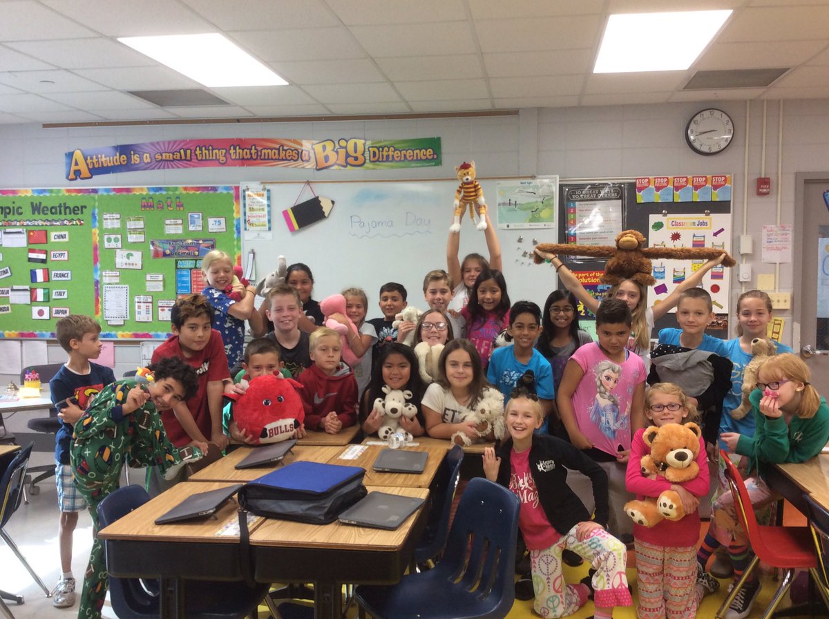 MsKellerhals's tweet photo. Celebrating our class reward today with a special pajama day! #browniepoints #classreward https://t.co/NCslGhXd99