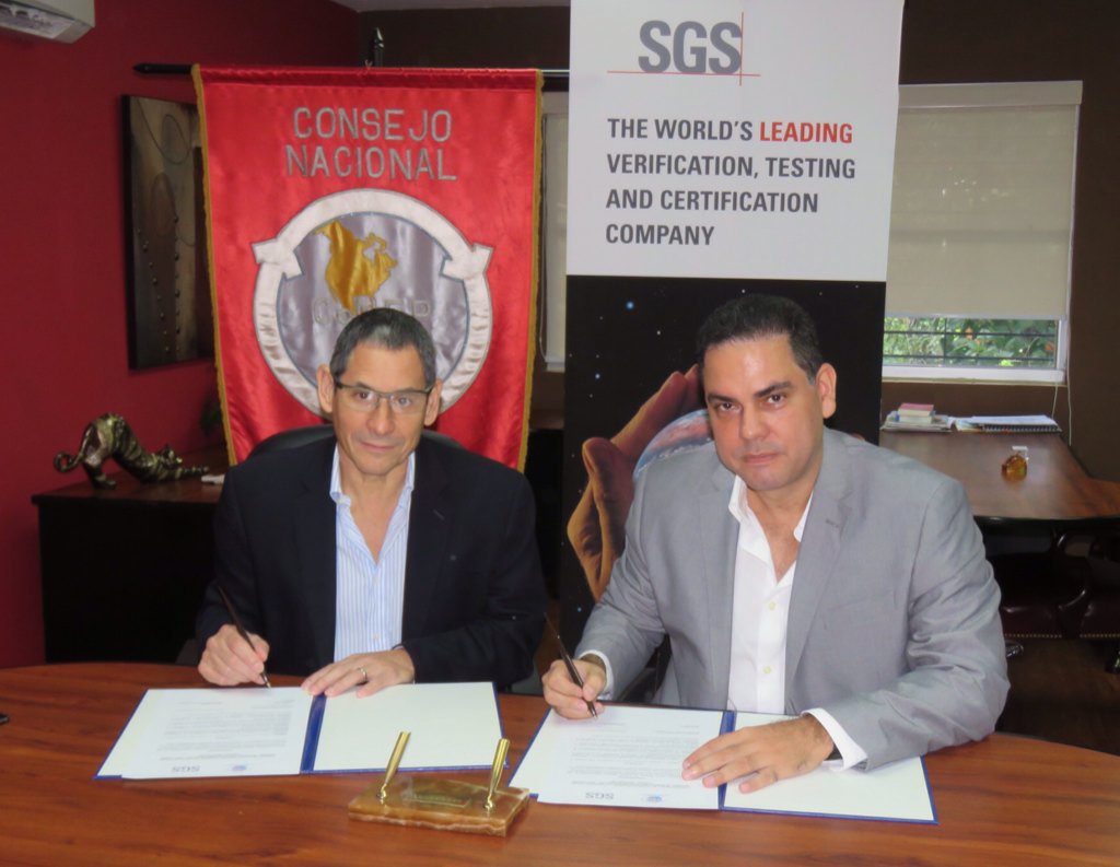 #CONEP y <a href="/SGS_SA/">SGS</a> firman convenio para certificación de empresas con #HuellaSocial contra #TrabajoInfantil. #RSE #RSC