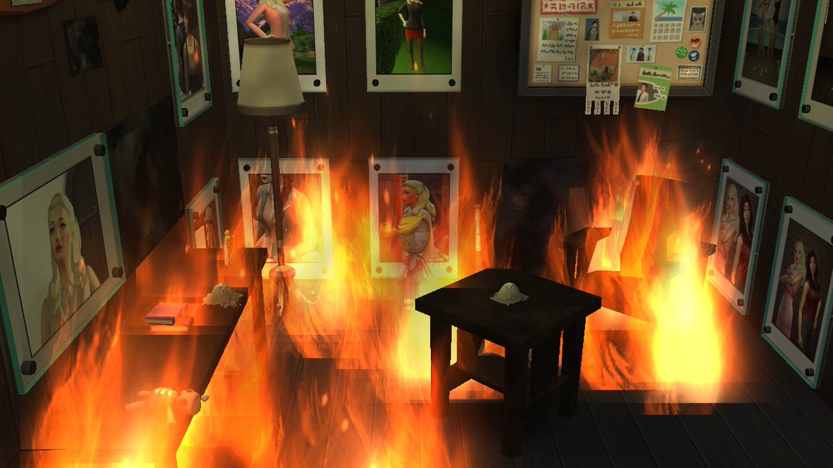 EmSimpleWorld's tweet image. My sims enemy room. #thesims4 #thesims #thesimsdineot #thesimsspa #fire #thesimsgettogether #mysims