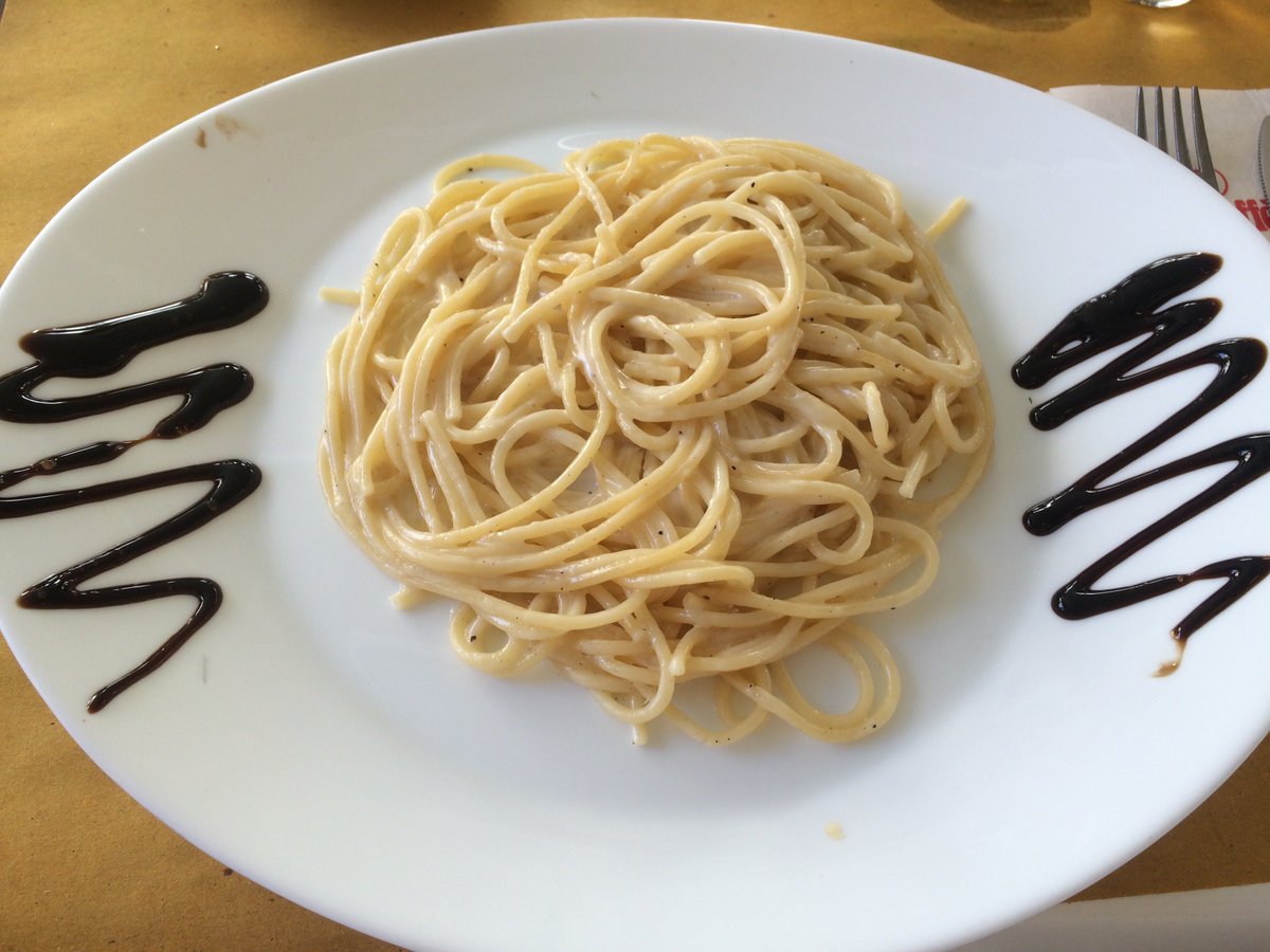 Enjoy the simple things in life #pasta #alfredo #balsamic #travel #La Spezia #Italy