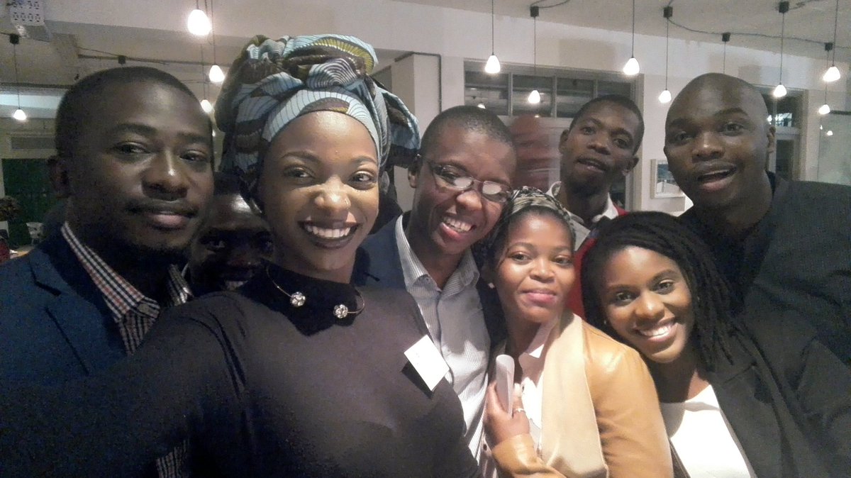 Wumburi's tweet photo. @YALI_SAfrica #Fantastic4 checked-in at the @TheHookupDinner #THUDJozi https://t.co/KbIMRagIzz