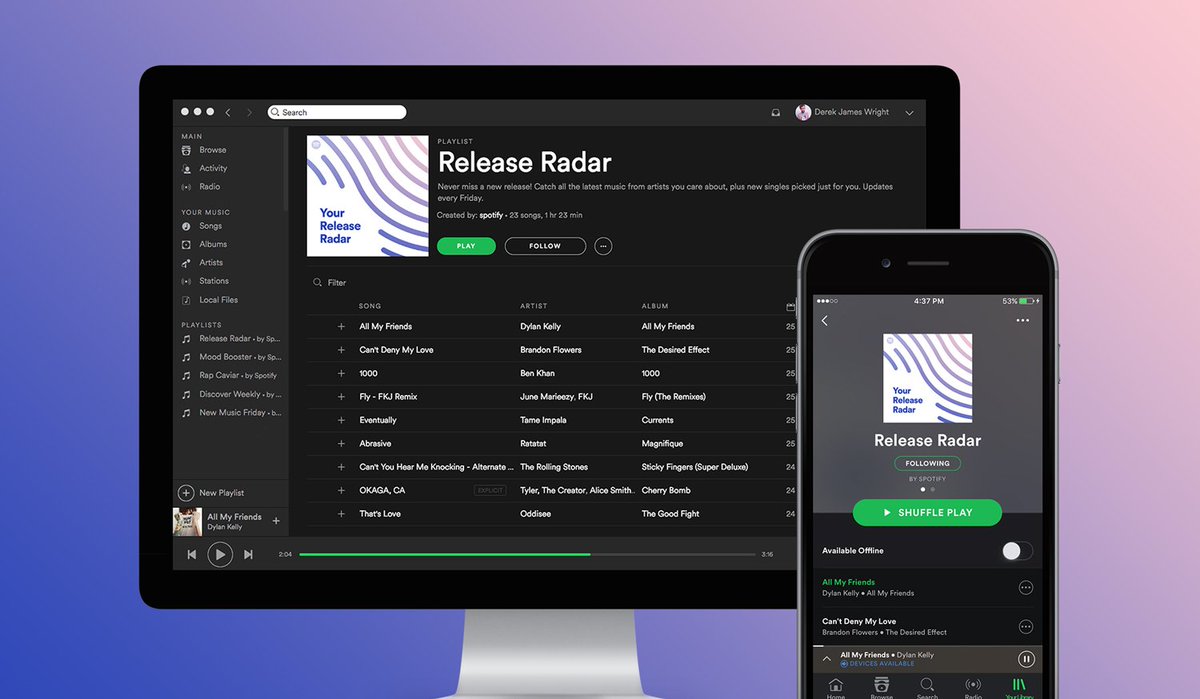 CDBaby's tweet image. Spotify rewarding artists that release more music. Have you checked out Release Radar? bit.ly/2bLYg7V