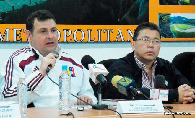 Gobernador del estado Mérida reitera acuerdos con la FVF para el partido de Eliminatoria. bit.ly/2bR9Mi7