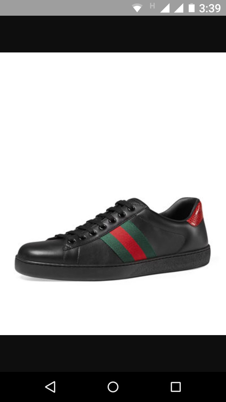 Milanelo on Twitter: "tenis #GUCCI negros con talón en piel exótica en todas las tallas. los esperamos!!! #milanelobogota https://t.co/LMOSnVs9XP" / Twitter