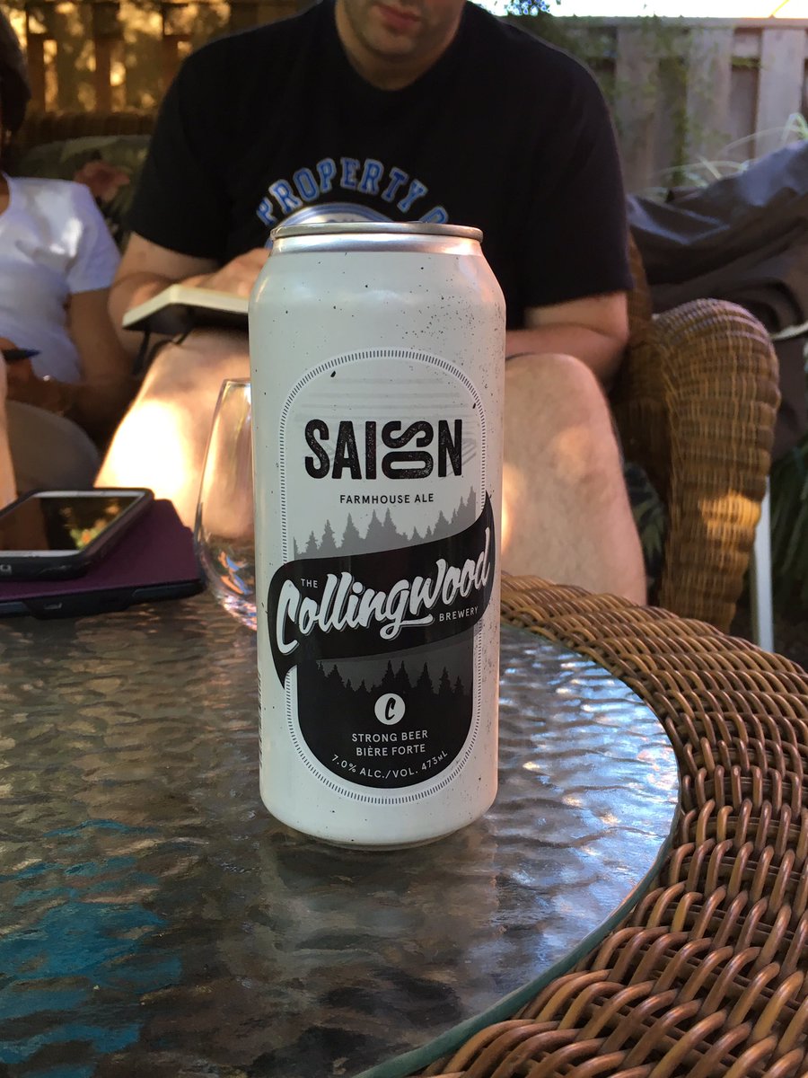 bytebrews's tweet image. Getting the long weekend stared drinking @CollingwoodBeer Saison Farmhouse Ale. Review coming soon.