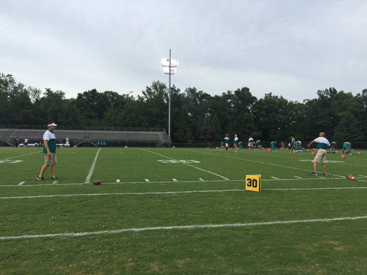 Getting ready for the 1st game <a href="/WHS_MD_Football/">Westlake Football</a>