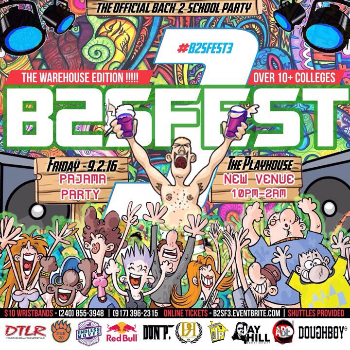 donaducci's tweet photo. #B2SFEST3 #B2SF3 ππ―
πͺDoors open @ 10
Last min Tix 404-603-2149
Only 3 Left π₯π₯π₯π₯π₯π₯
#MSU #TU #CSU #UMBC https://t.co/QhJNsTyKv9