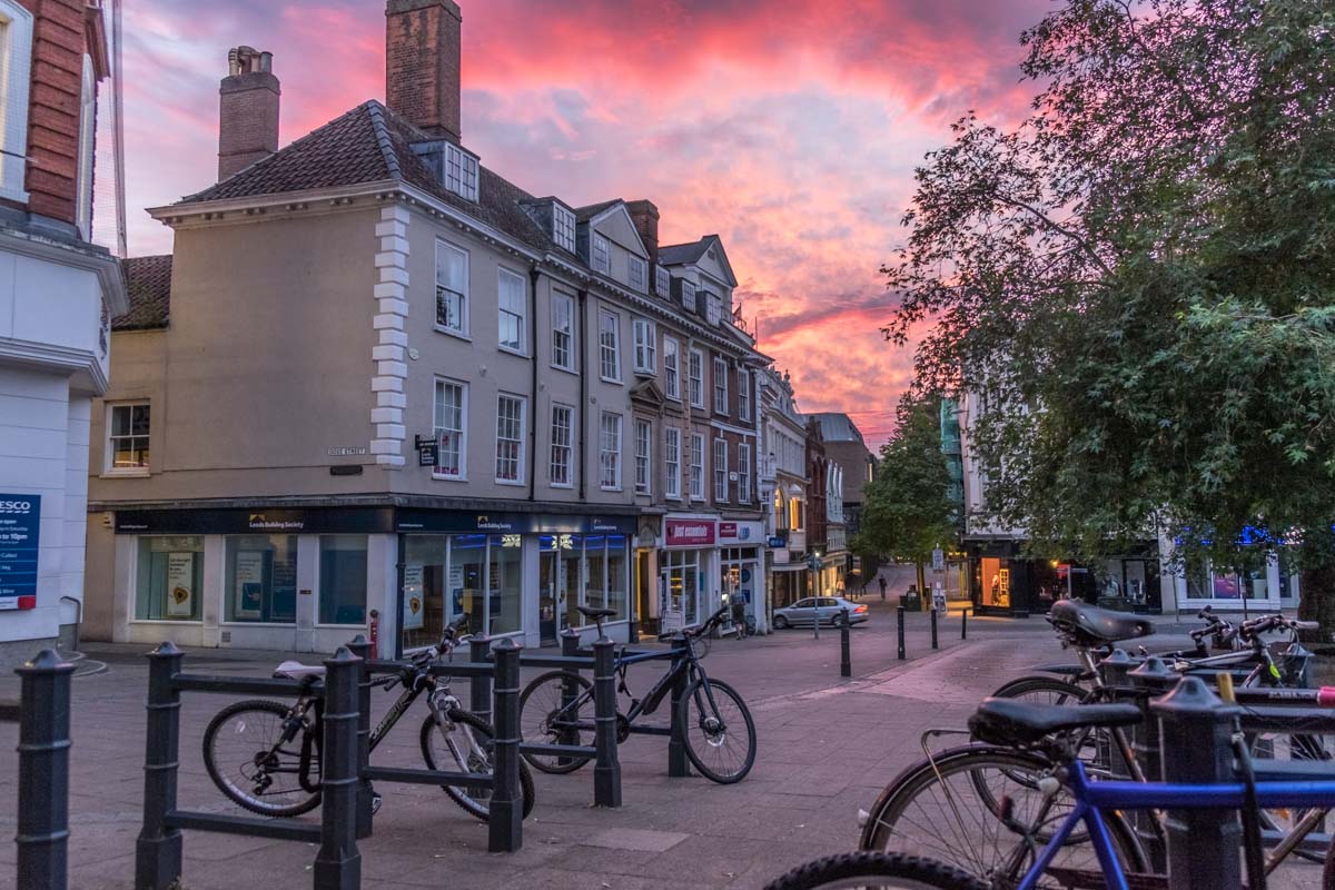 GaryRayner007's tweet image. #NorwichHour #sunrise #City center, @MustardTV @enjoynorwich @NorwichLanes 
(C) GaryRaynerPhotography.co.uk