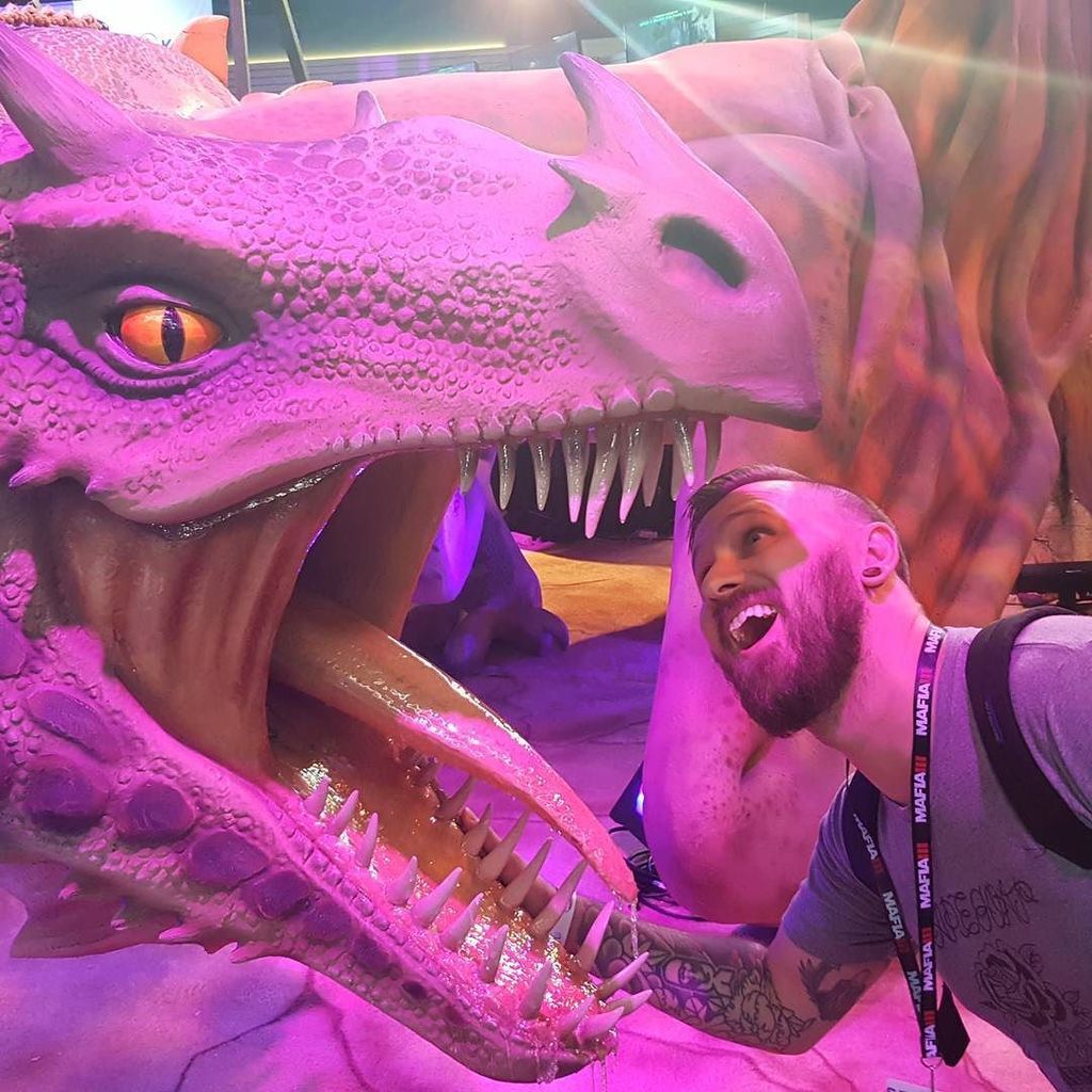 Stumptgames's tweet photo. Don't eat that Rik. You don't know where he's been. #PAXWest #stumpt https://t.co/SDHicRhI8D https://t.co/b0Bi4iFYIO