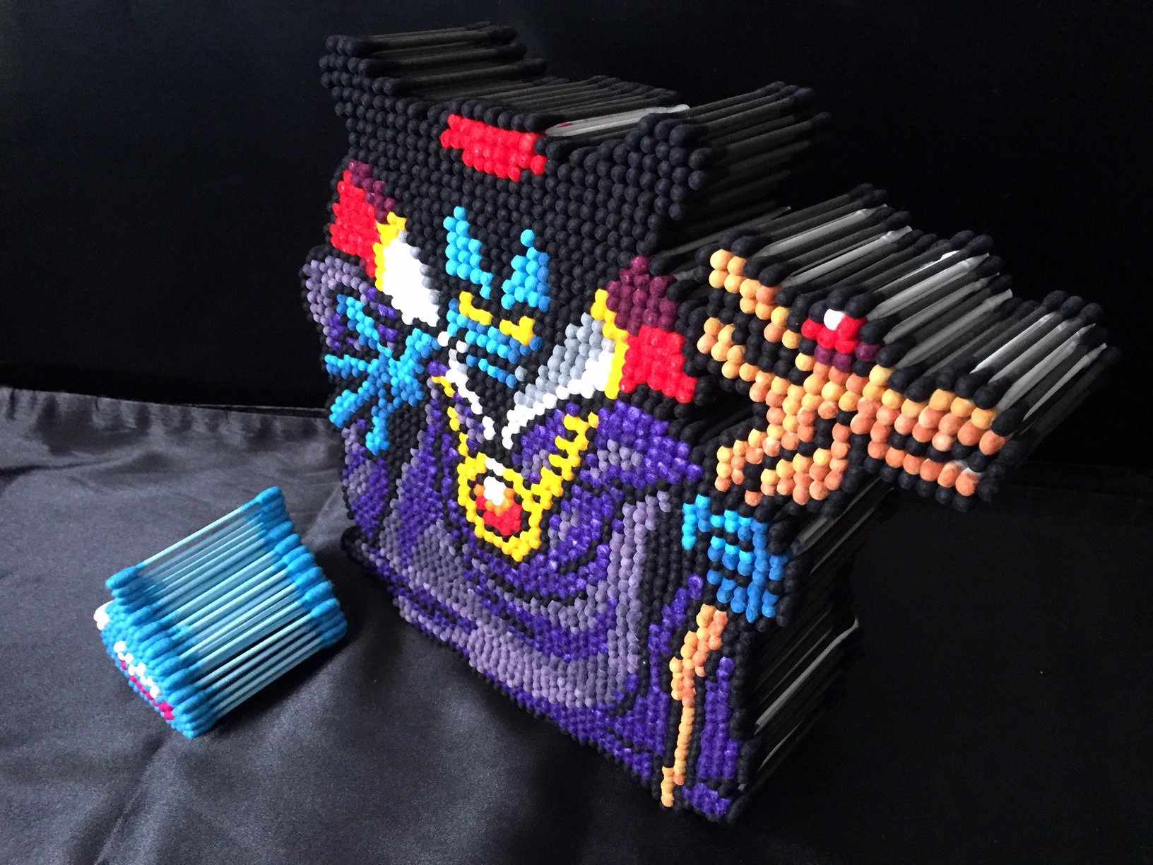 綿棒でドラクエ１のりゅうおう戦を再現ｗクオリティがマジでハンパないｗｗｗ