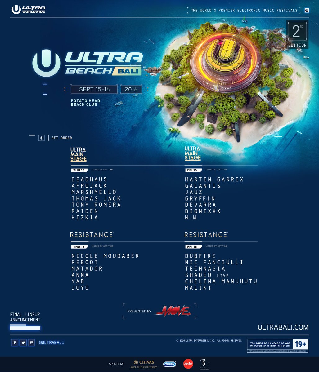 IsmayaLive's tweet image. 12 DAYS to @UltraBali and 98 DAYS to @DWPfest! 

#UltraBali #DWP16