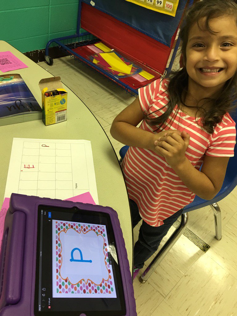#Neriah working with QR Alphabet codes...#hardworker <a href="/WilsonHCISD/">Wilson Elem. HCISD</a>