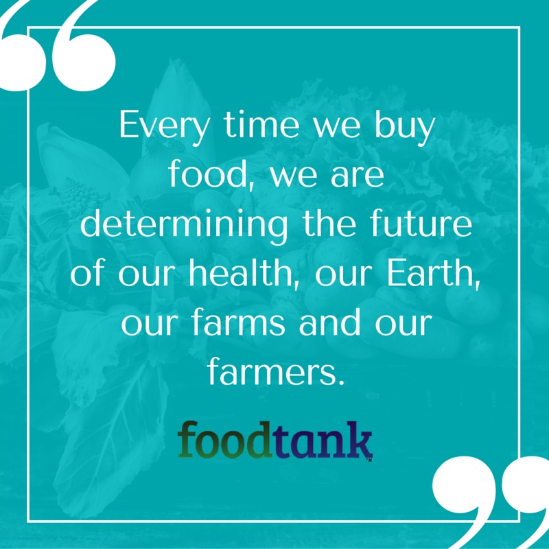 DaniNierenberg's tweet image. Every time we buy food, we are determining the future of our health, our Earth, our farms and our farmers! #FoodTank
