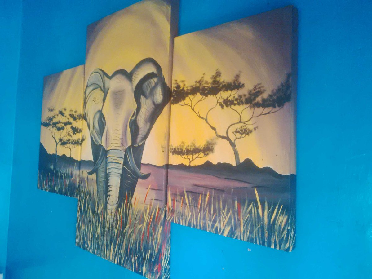 7seals_arts's tweet photo. Wall painting
Elephant
Canvas
Acrylic paint
120x80 cm https://t.co/YLT5f35827