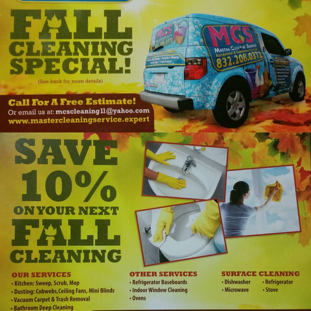 mcshoustontx's tweet photo. Give us a call and schedule your cleaning! #MasterCleaningService #CleanHouse #HappyHeart #FreeEstimate https://t.co/ReJjcTB0cg