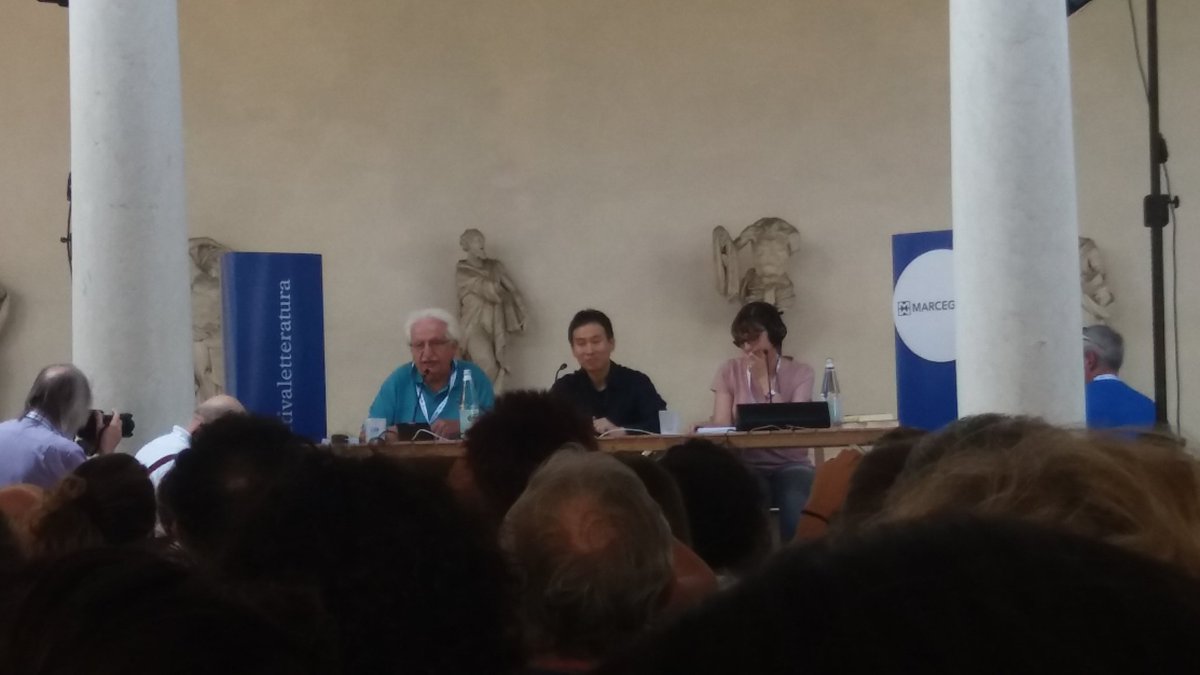 Jung-Myung Lee oggi al #FestLet parla del potere della #letteratura. #Mantova #FestLet