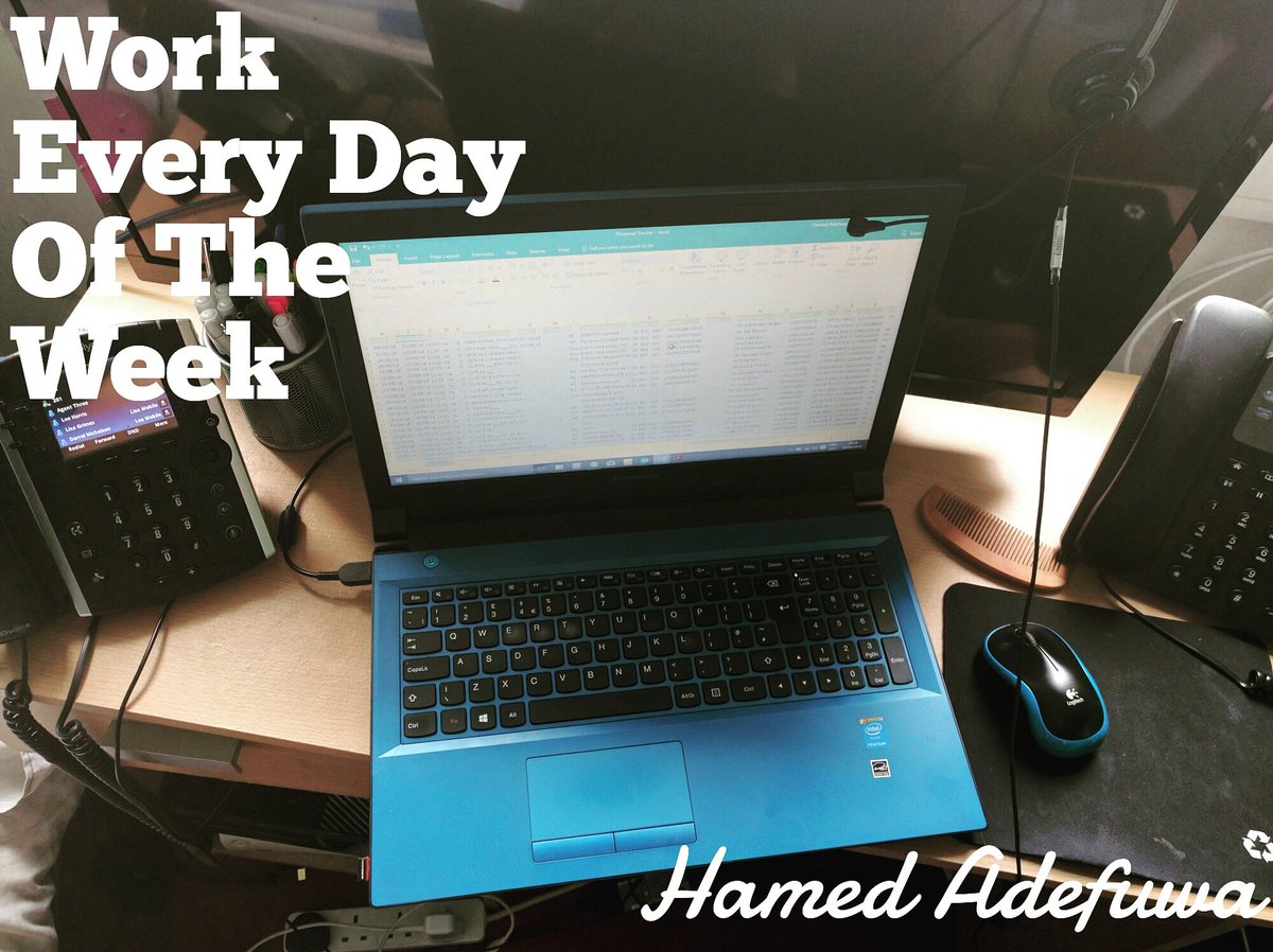 I need to maximise my weekends and work more. Been making calls since 10.30am, I've woken up a few people. 😂